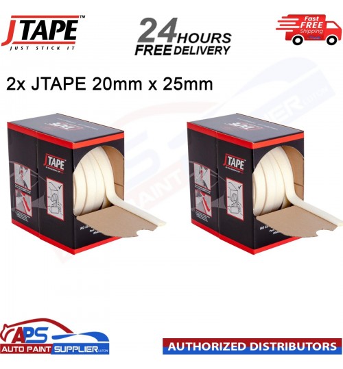 2 X J TAPE 1012.2025 NO EDGE BLENDING TAPE PLUS 20MMX25M JTAPE REPAIR MASKING
